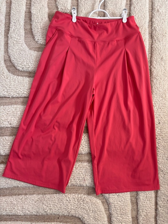 Santiny Pants - Santiny Womens Coral Culottes Pants Plus Size XXXL Travel Cruise Office Church